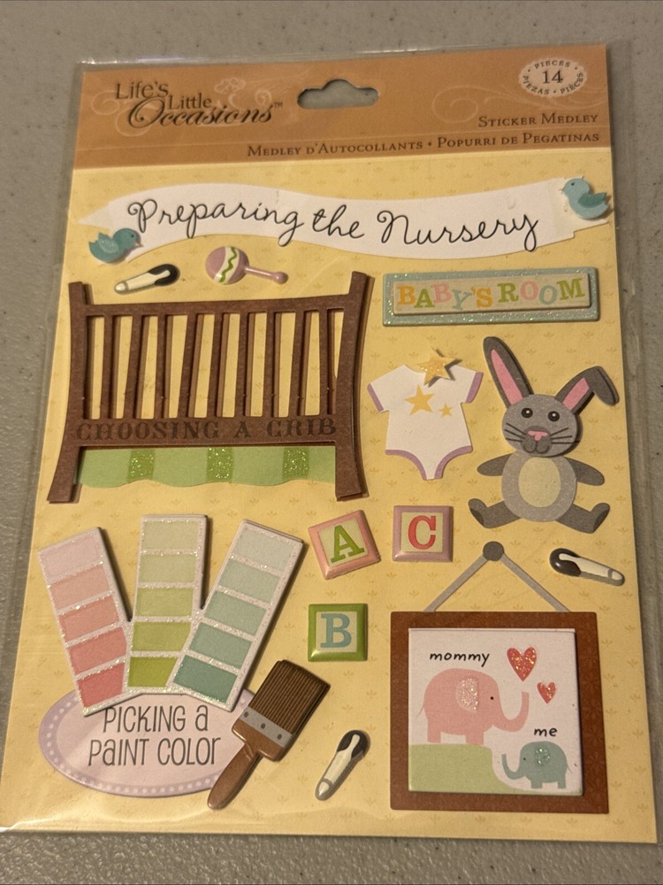 RARE K&Company Lifes Little Occasions Baby Preparing the Nursery Sleep Bedtime