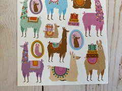 Stickers Llama Llamas Matte Finish Paper Unique Carrying Suitcases New Novelty