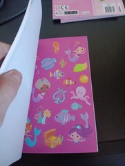 STICKERBOOK FOR KIDS 18 SHEETS A5 MERMAID (B)