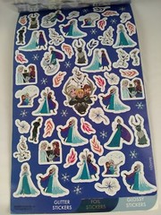 Disney Elsa Frozen 150 Stickers Kids Puffy Glitter Foil Glossy Sticker Book 3+