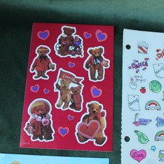 Sticker Lot Mixed Assorted Sticker Sheets Mostly Vintage