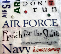 Sticko My Hero Clear Stickers Navy Airforce Marines Army Patriots Military 2007