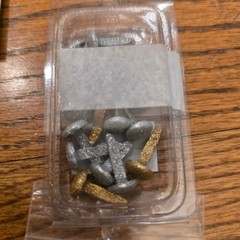 The Paper Studio Spare Parts Craft Brads Lot Flower Gemstone Heart Glitter Mixed
