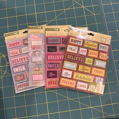 Studio 112 Dimensional Sticker Set – Four Pack- Retired Brand New Sealed