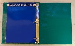 Vintage 80s Sticker Album Plus Pages Applause Puffy Never Used