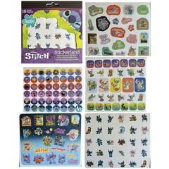 Disney x Roomscapes Stitch 100 Decal Variety Pack & 16 Pages 500+ Sticker Book