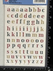 Elements by Creativity Uppercase & Lowercase Alphabet Stickers