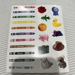 Carson Dellosa Sticker Sheet Crayons And Colors