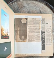 Apollo Missions ~1968/1969 Scrapbook~ Lunar Moon 7 8 9 10 Newspaper Clippings