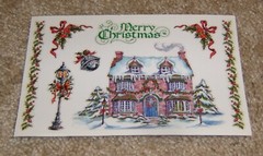 PSX Designs Collectible Sticker Sheet ~ Christmas House…Very RHTF