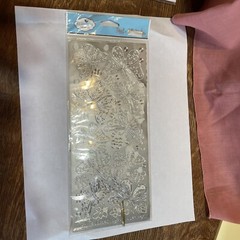 Junk Journal/Scrapbooking Lot of 9 stickers, velum, crystals, words