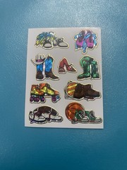 Vintage Prism Vending Sticker 4×3 Inches Shoes
