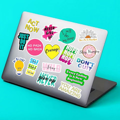 220Pcs Inspirational Christian Stickers, Waterproof Bible Verse Jesus Stickers f