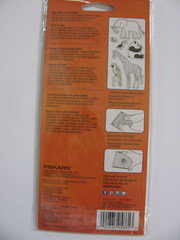 Fiskars Clear Stamps DAY AT THE ZOO 6 Pieces Elephant Giraffe Panda Parrot NOS