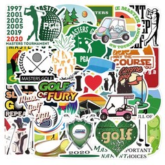 100PCS Golf Stickers, Cool Sport Golf Stickers for Scrapbooking, Golfing Stic…