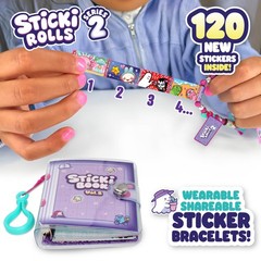 Sky Castle Sticki Rolls Sticki Book Series 2 Sticker Bracelet 120 Mini Stickers