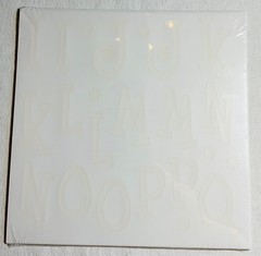 CREATIVE MEMORIES ABC/123 STICKERS LETTERS WHITE SWIRLY NIP