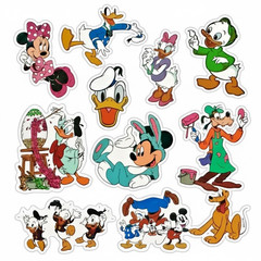 Disney Princess Mickey Donald Pixar Dreamwork 25pc Random Stickers 2inch X 2inch