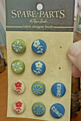 The Paper Studio Spare Parts – Fabric designer Brads 10 count 7/16 «