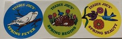 Trader Joe’s Stickers Jumbo 3’ Spring