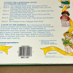 Vintage 1983 Cabbage Patch Kids Puffy Sticker Book Diamond Toys Used Stickers