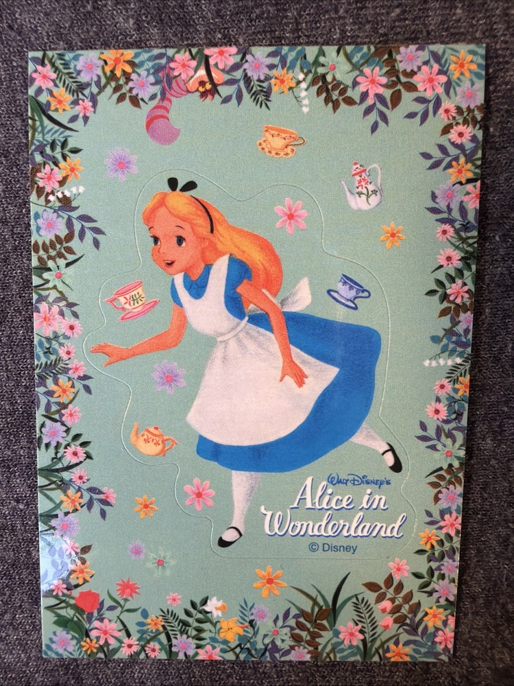 Alice In Wonderland Sticker Decal Scrapbook Crafts Collectible