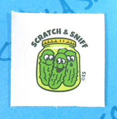 Pickles Soda Juice Barrel Sticker Retro Everything Smells