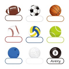 135Pcs Animal Theme Adhesive Name Labels 3x3Inch Kids Clothing Name Sticker