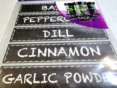 Sticko Chalk Spices Scrapbooking Stickers Cumin Cloves Paprika Cayenne Nutmeg