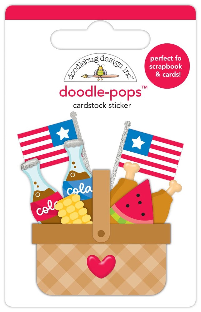 Picnic Party Doodle Pop Stickers