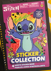 Lilo & Stitch sticker collection book 4 pages 150 stickers sheets angel Disney