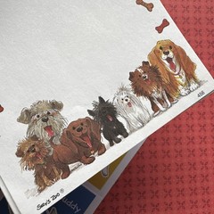 Vintage Suzy Zoo Wags Whiskers Dog Stationery & Puppy Cat Sticker Sheet Lot