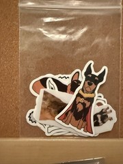Vinyl Dog Lovers Stickers 2 Matte & 7 High Gloss 9 Pieces Total Small -Medium Sz