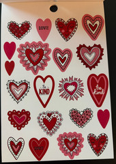 RECOLLECTIONS VALENTINE’S DAY STICKER BOOK 237 PC STICKERS 12 SHEETS ROMANCE