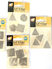 American Traditional Designs Lil’ Embellishments- Mixed Clips & Frames Set of 5