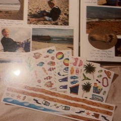 Creative Memories Tropical Beach Scrapbooking Sticker Sheet Fish Sand Seaweed