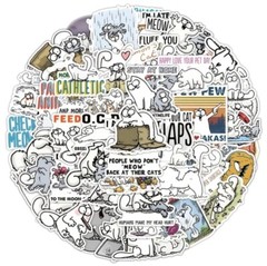 53pcs Cute Animal Stickers – Perfect for Laptops, Water Bottles, and Walls!