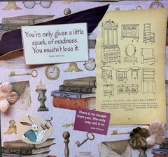 Alice in Wonderland Ephemera Lot Book Pages Playing Cards Some VTG 130 pieces