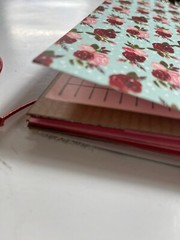 valentines junk journal scrapbook tassel pen clip 52 pages cat couple NAKED