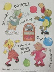 SUZY’S ZOO «DANCE!» STICKER SHEET #90114