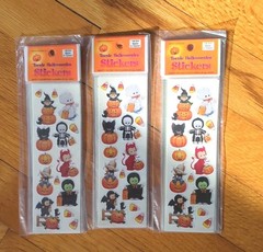 Halloween Stickers Lot – 36 Sheets (3 Packs) – Sealed – 1990s