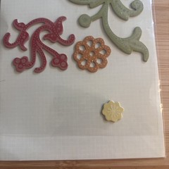 Studio 112 Adhesive Chipboard Stickers Scrolls Flowers Swirls