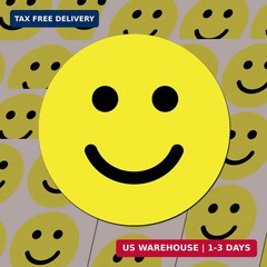 1000+PCS Yellow Smiley Face Stickers 1 Inch – Bulk Happy Face Stickers for Cla