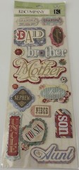 *YOU CHOOSE* Jolee’s, Me&My Big Ideas, Punch Studio FAMILY Dimensional Stickers