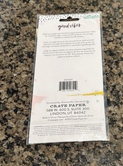 Crate Paper GOOD VIBES Puffy Stickers 7 Pieces Cactus Llama