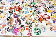 HUGE Mixed lot of random Stickers Loose Dragon balls, anime, KPop, pokemon & ETC