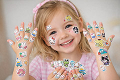 100pcs Cute Kawaii Cartoon Stickers Pack for Kids Laptop Journal Party Favors