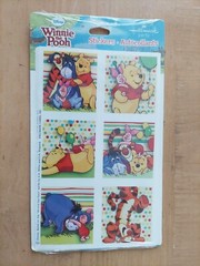 Vintage Hallmark Winnie The Pooh Stickers Set Of 4 Sheets
