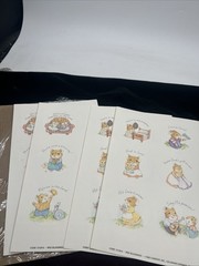 24 Vintage Stickers Current, Inc. Wee Blessings Forest Folk Mice 4 Sheets New