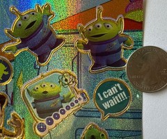 TOY STORY FRIENDS Prismatic Stickers(28pc)Cartoon Character•Woody•Buzz lightyear